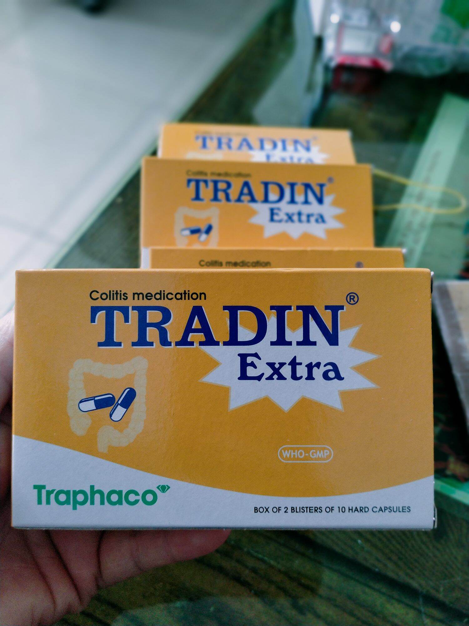 Thuốc cho người viêm Đại tràng Tradin Extra hộp 20viên