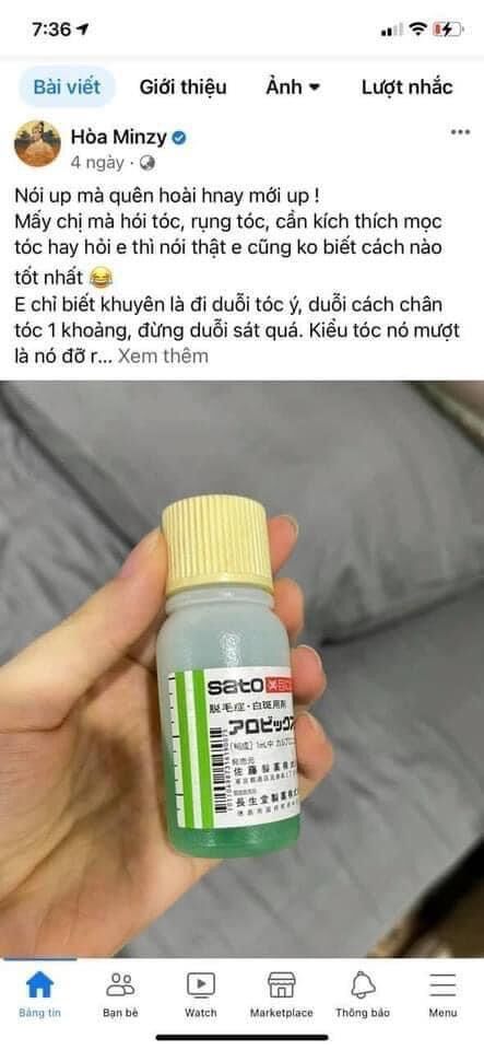 Serum mọc tóc ,hói đầu Sato