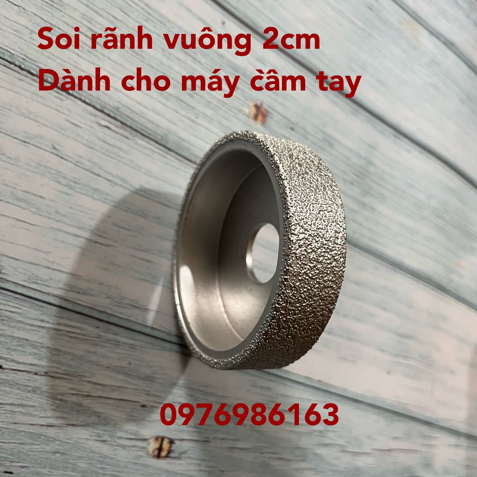 Soi rãnh vuông 2cm dành cho máy cầm tay - bo phào đá d75