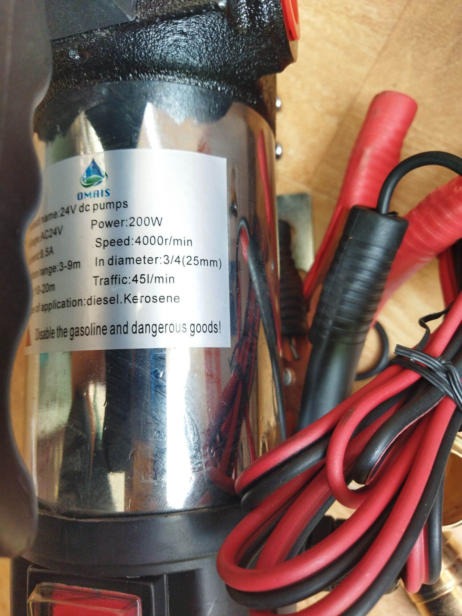 máy bơm hút  dầu Diesel, nhớt 24v
