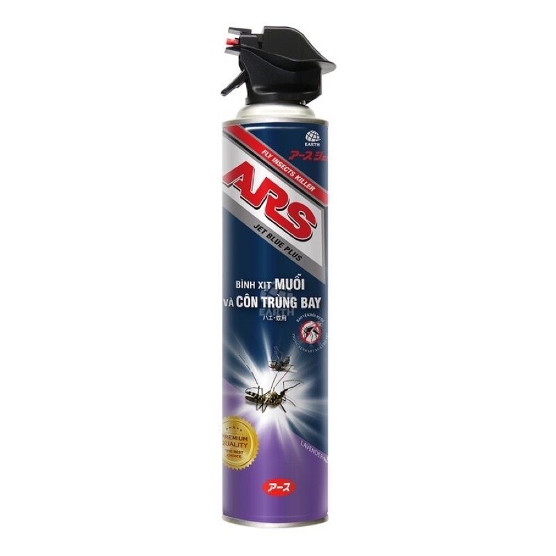 Bình xịt các loại côn trùng bay ARS Jet Blue Plus 600ml nhiều mùi hương