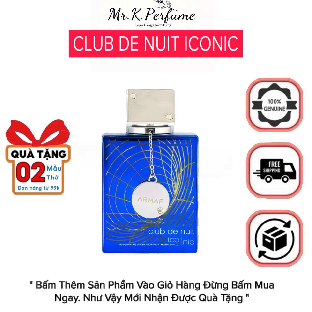 Nước hoa nam armaf club de nuit iconic edp | nước hoa chính hãng