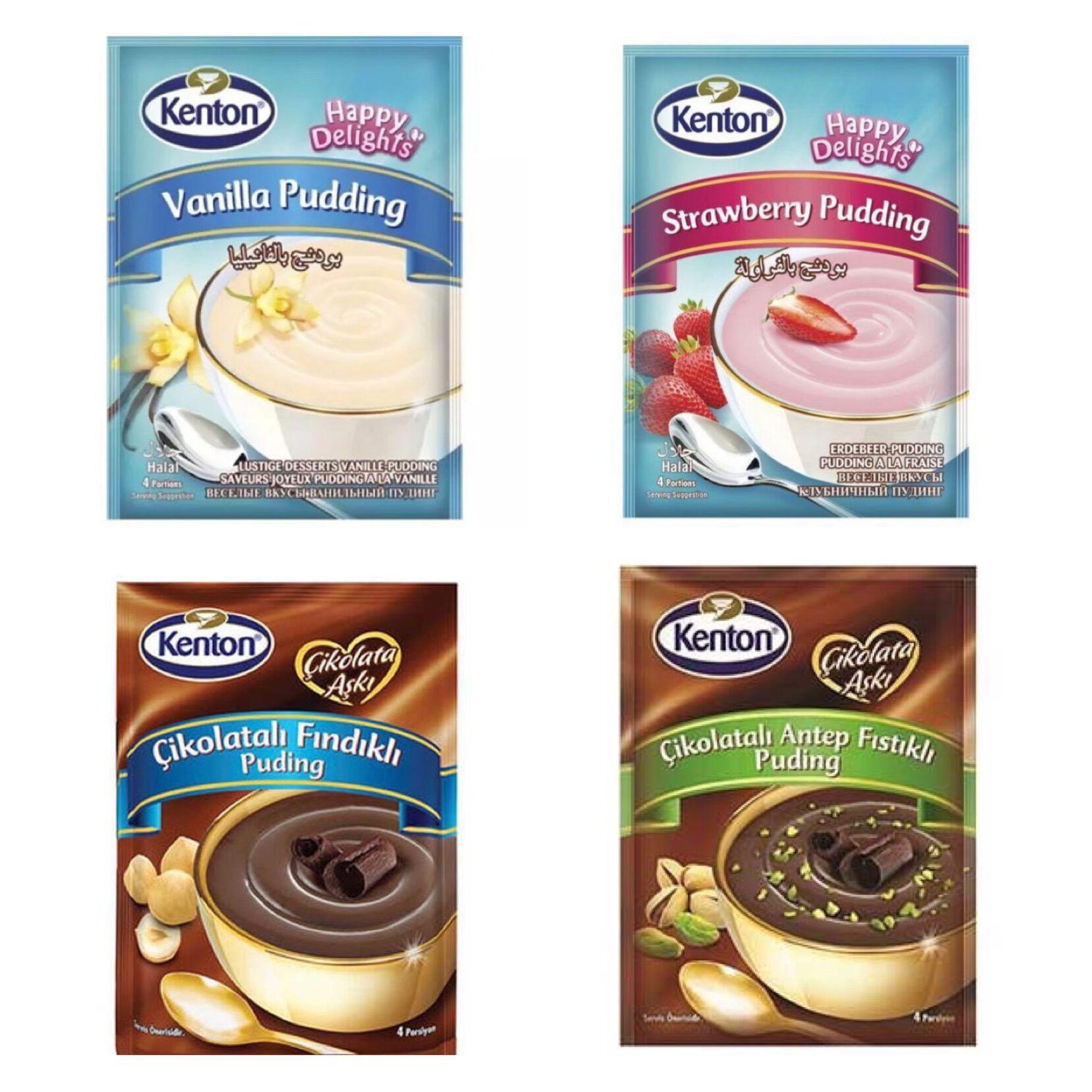 Bột làm bánh pudding kenton 100g