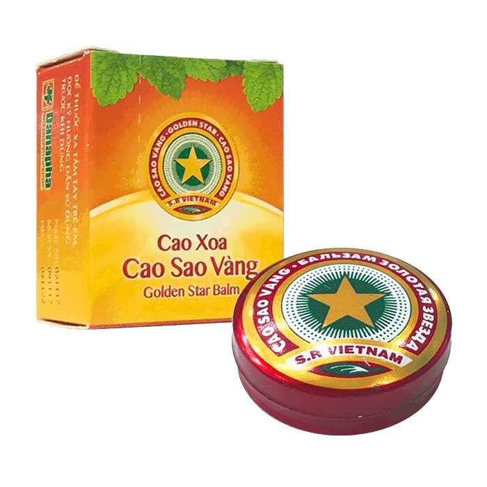 Cao xoa cao sao vàng hộp 4g