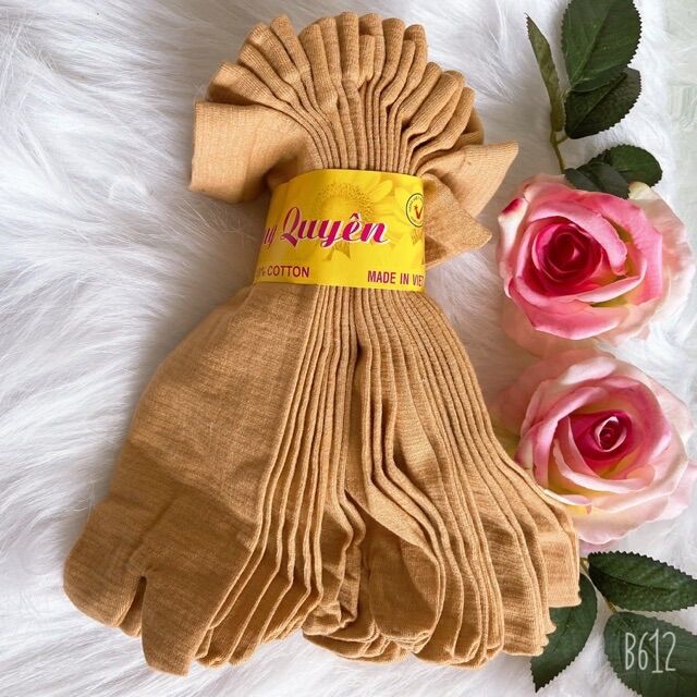 Hcm sét 10 đôi vớ đi nắng tốt cotton dày dặn êm chân ko xù lông