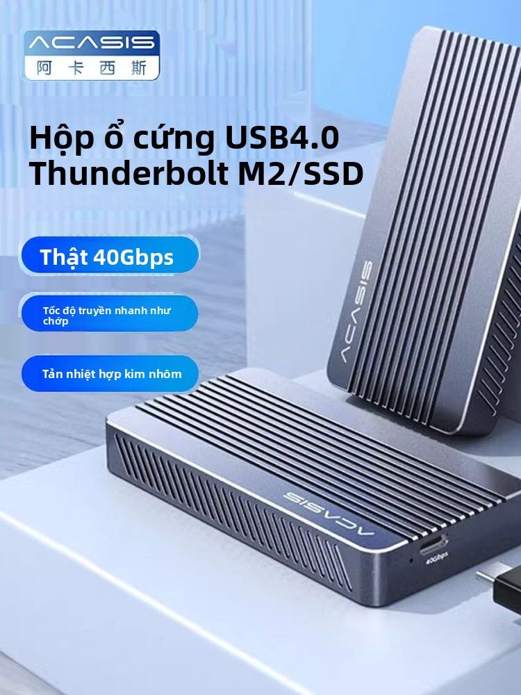 ACASIS | Thunderbolt USB4 M.2 SSD Enclosure NVMe Giá 2,933,000 Đồng*Miễn phí vận chuyển