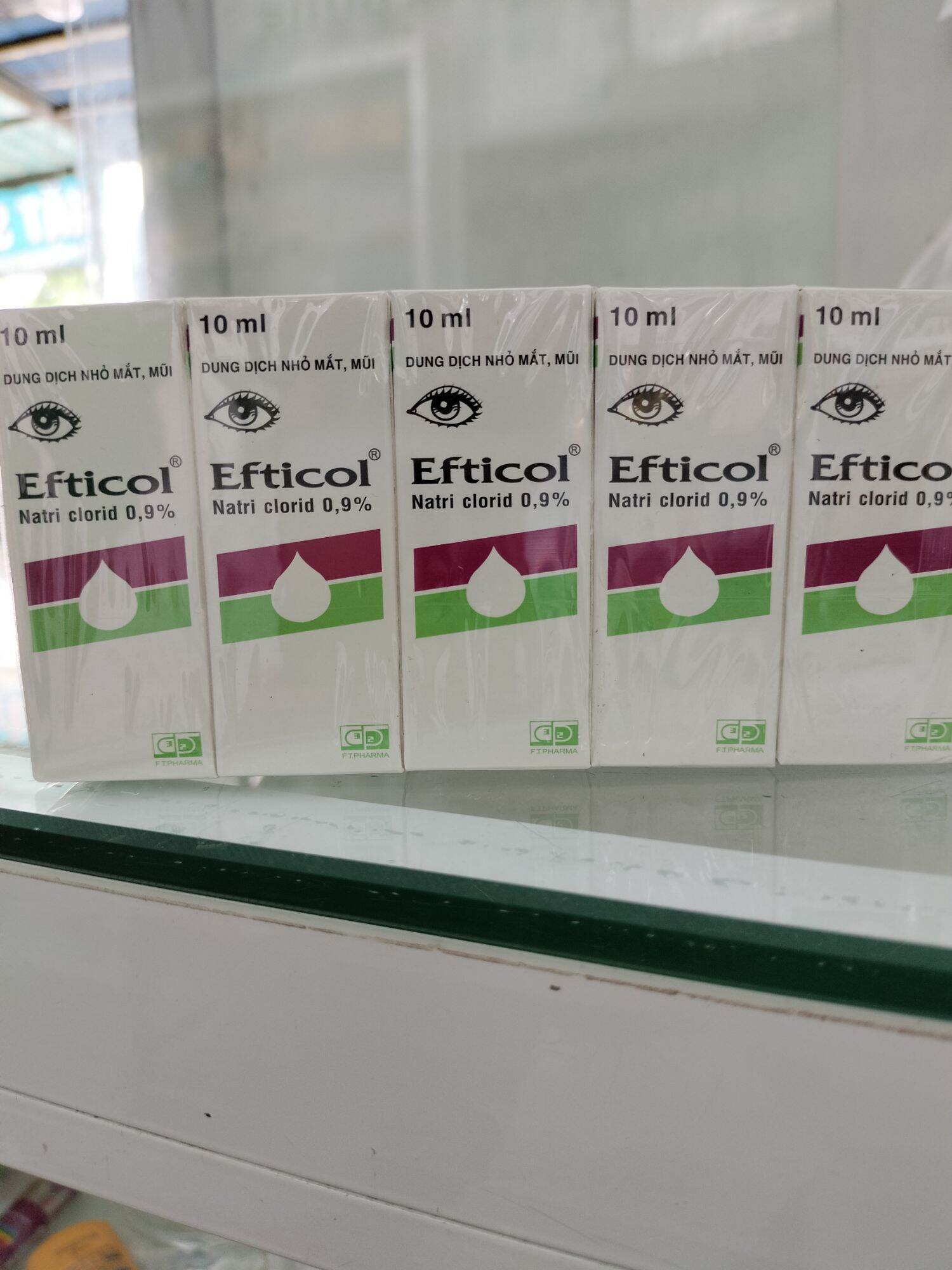 Efticol -rửa mắt, mũi