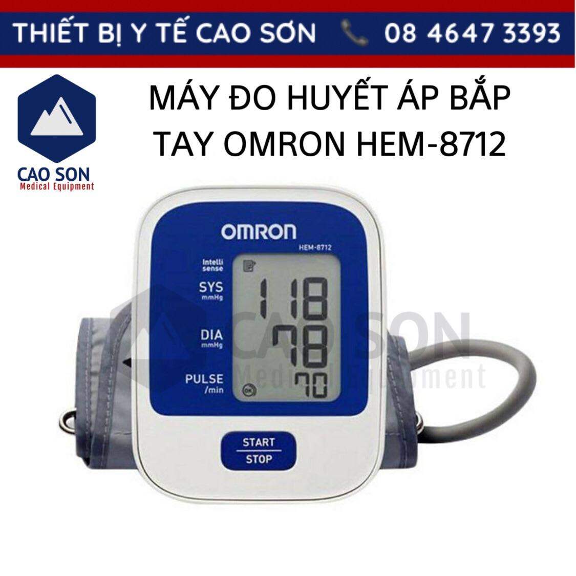 Máy đo huyết áp bắp tay Omron Hem-8712