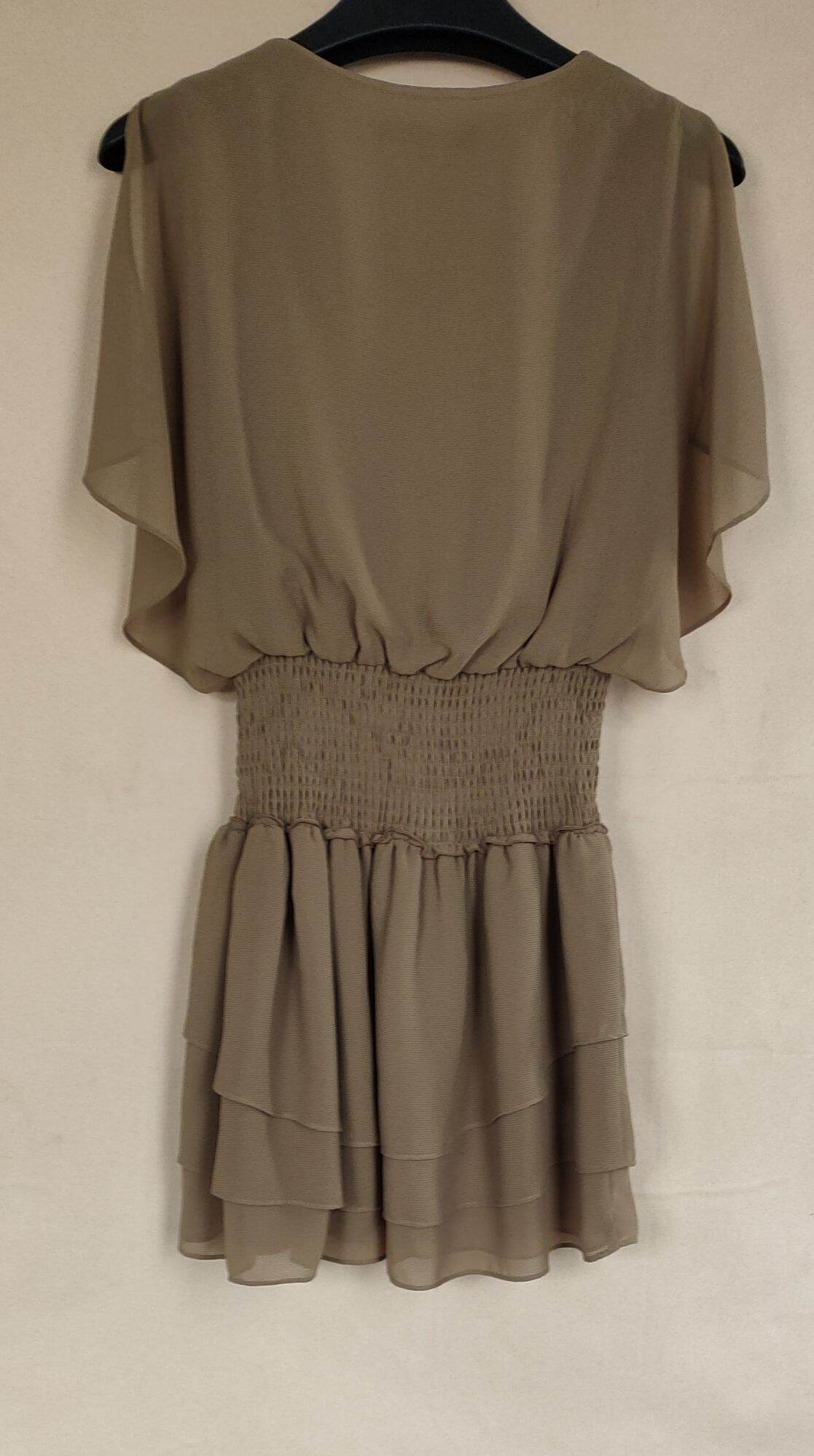 Đầm lụa dây sz L, new 99%