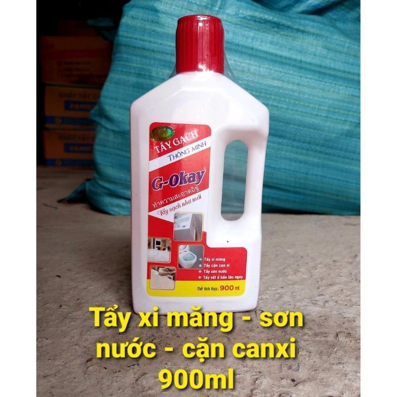 Nước tấy xi măng, tẩy gạch siêu sạch