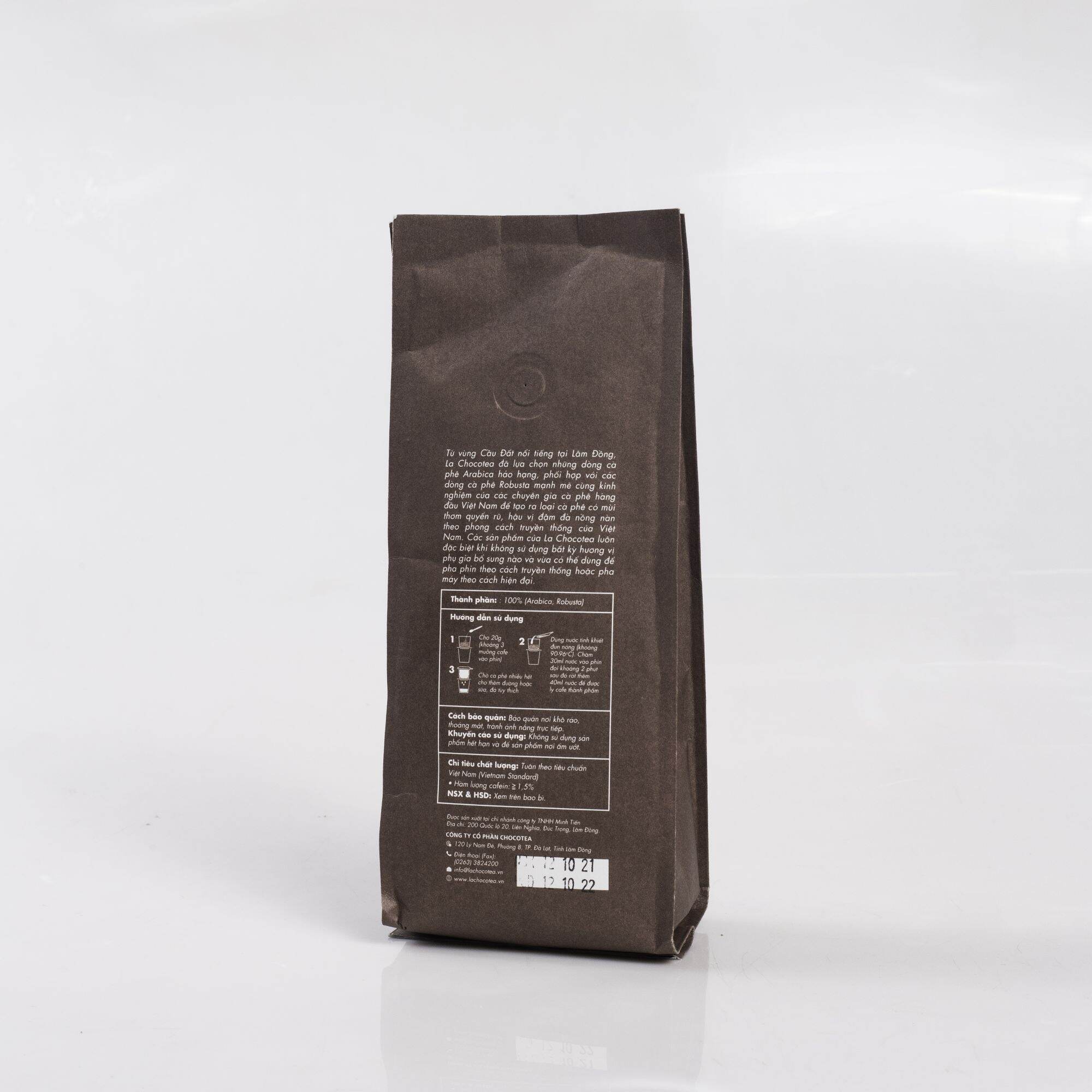 La Chocotea Cà phê (Coffee) Classic túi giấy 200g