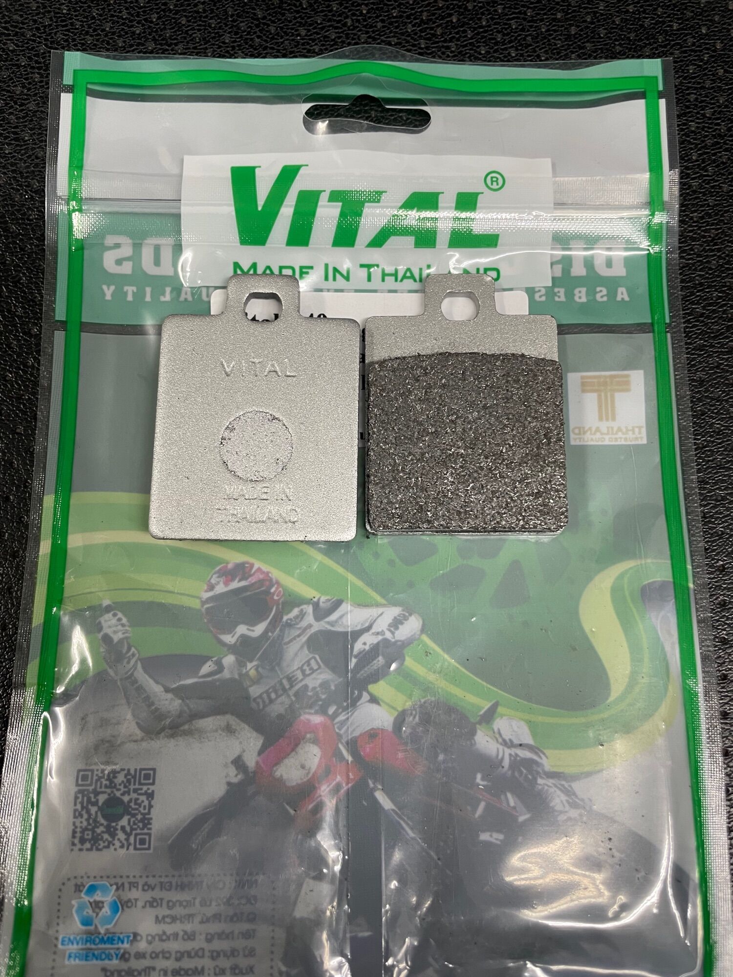 Má phanh trước+ sau vespa lx, s vital made in thailand