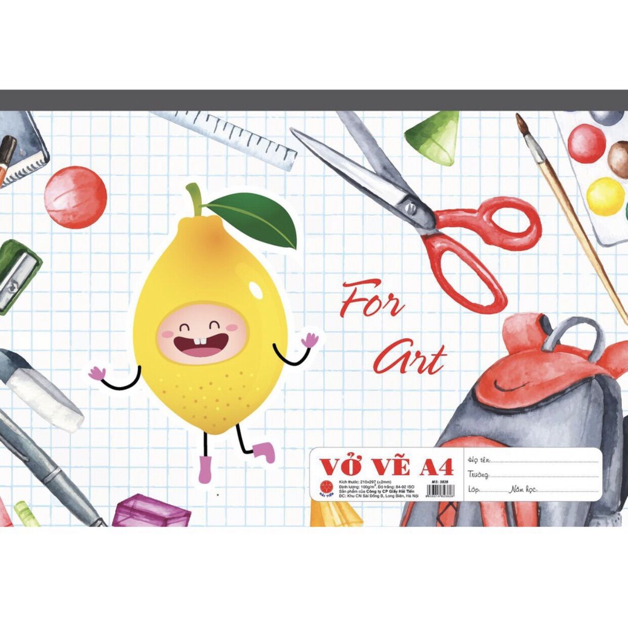 Vở vẽ A4 Hải tiến 20 tờ