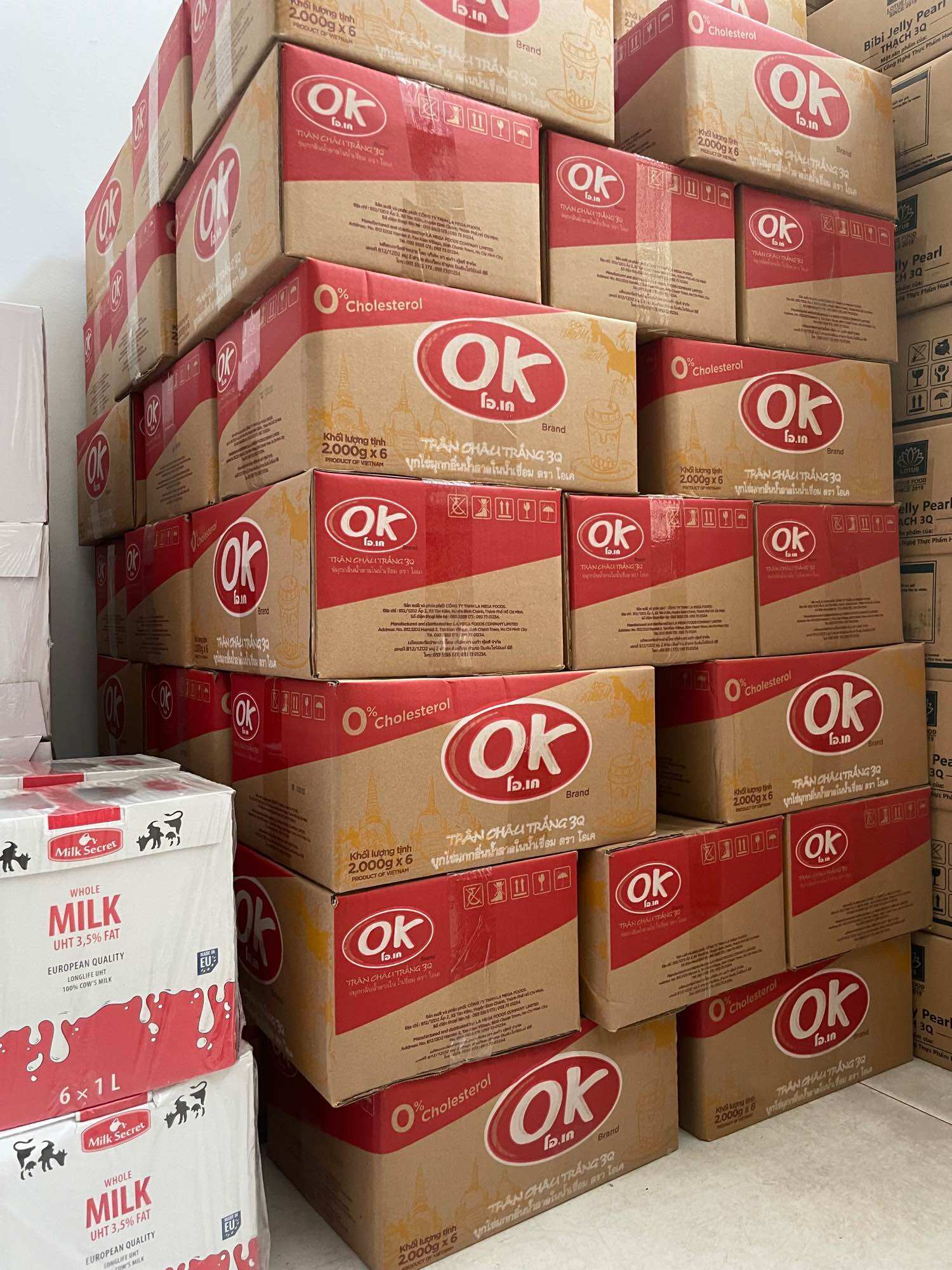 Trân châu 3Q thái lan hiệu OK bịch 2kg