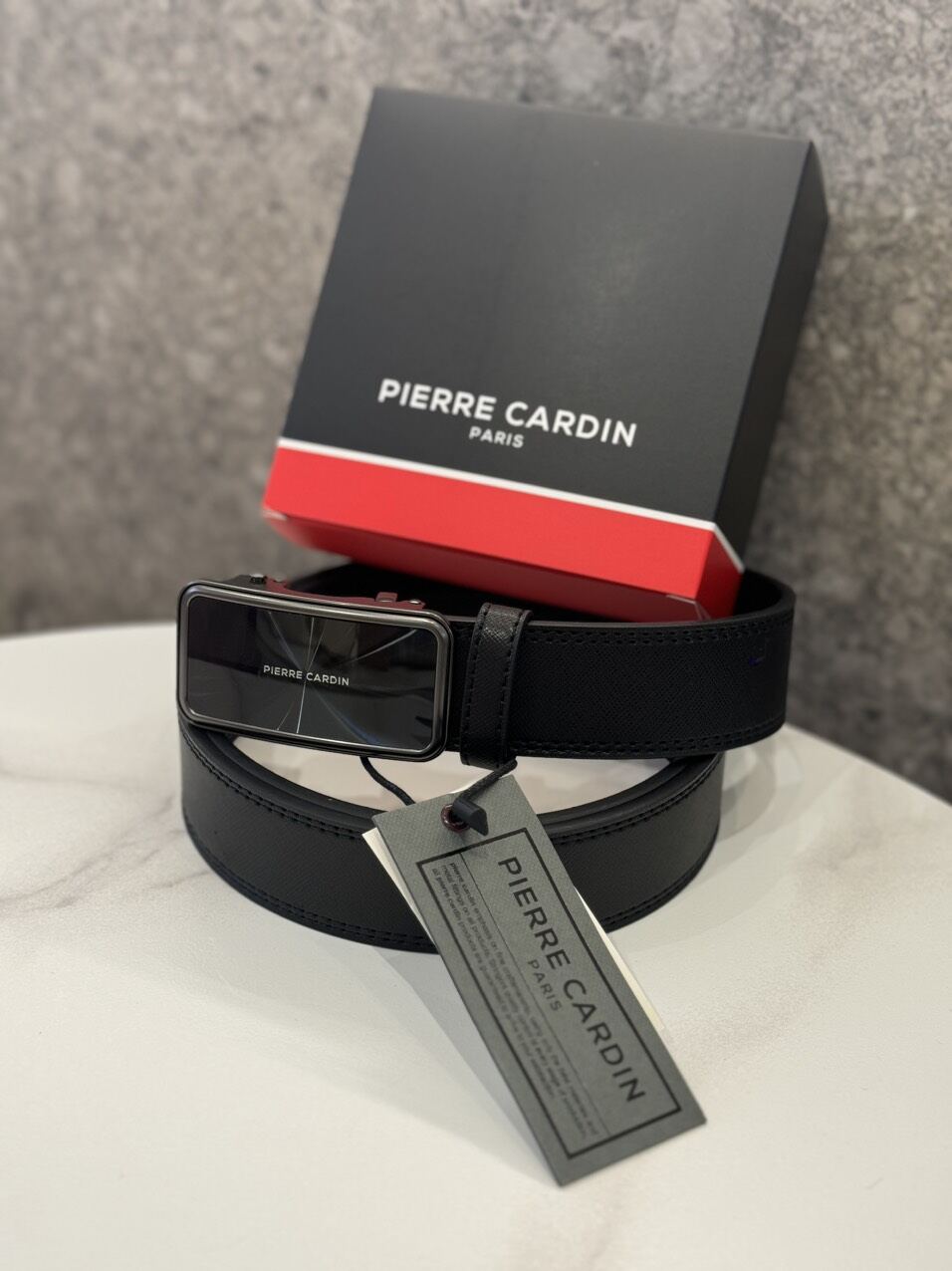 Thắt lưng dây nịt da nam Pieree Cardin fullbox