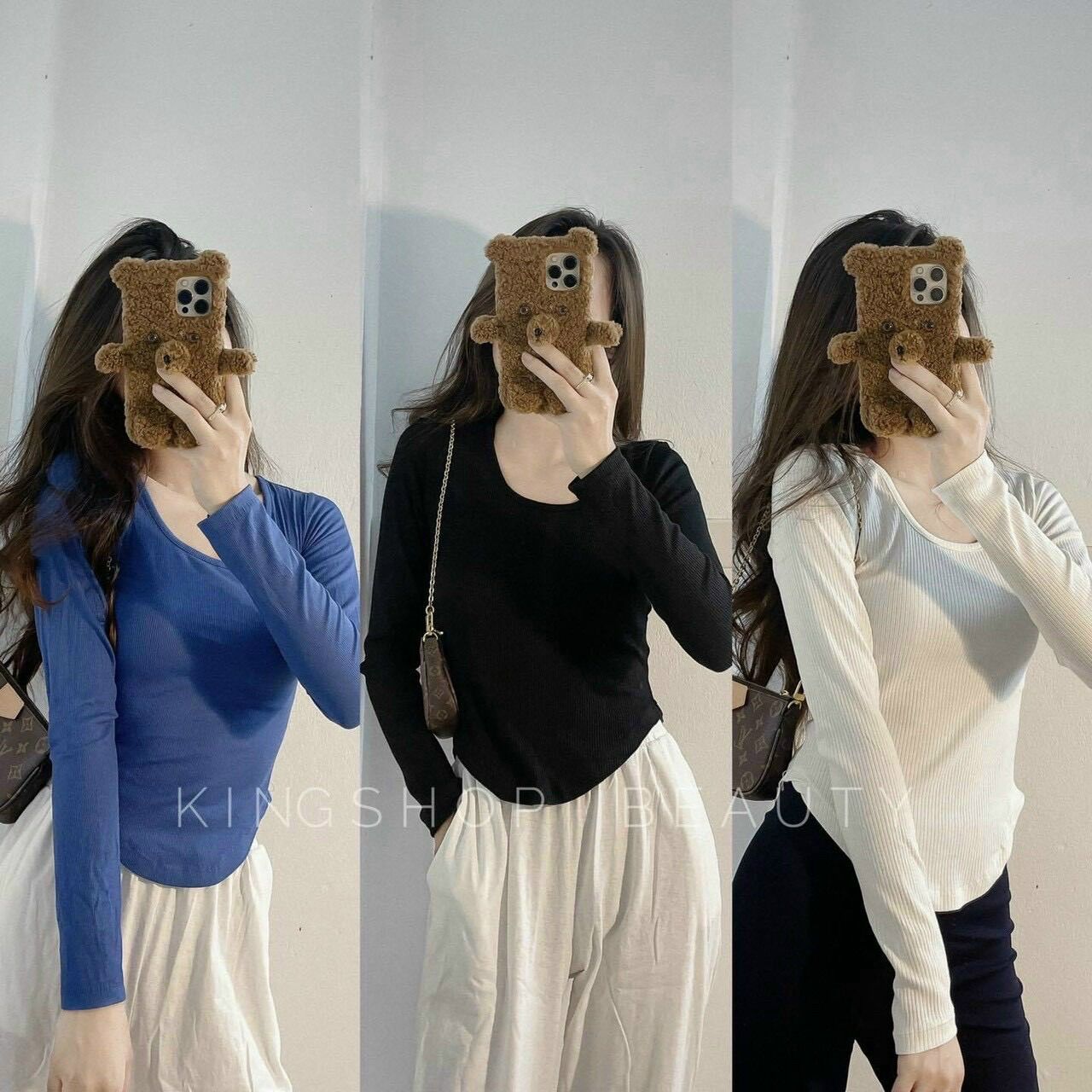 ÁO THUN CỔ VUÔNG VẠT BẦU VB1