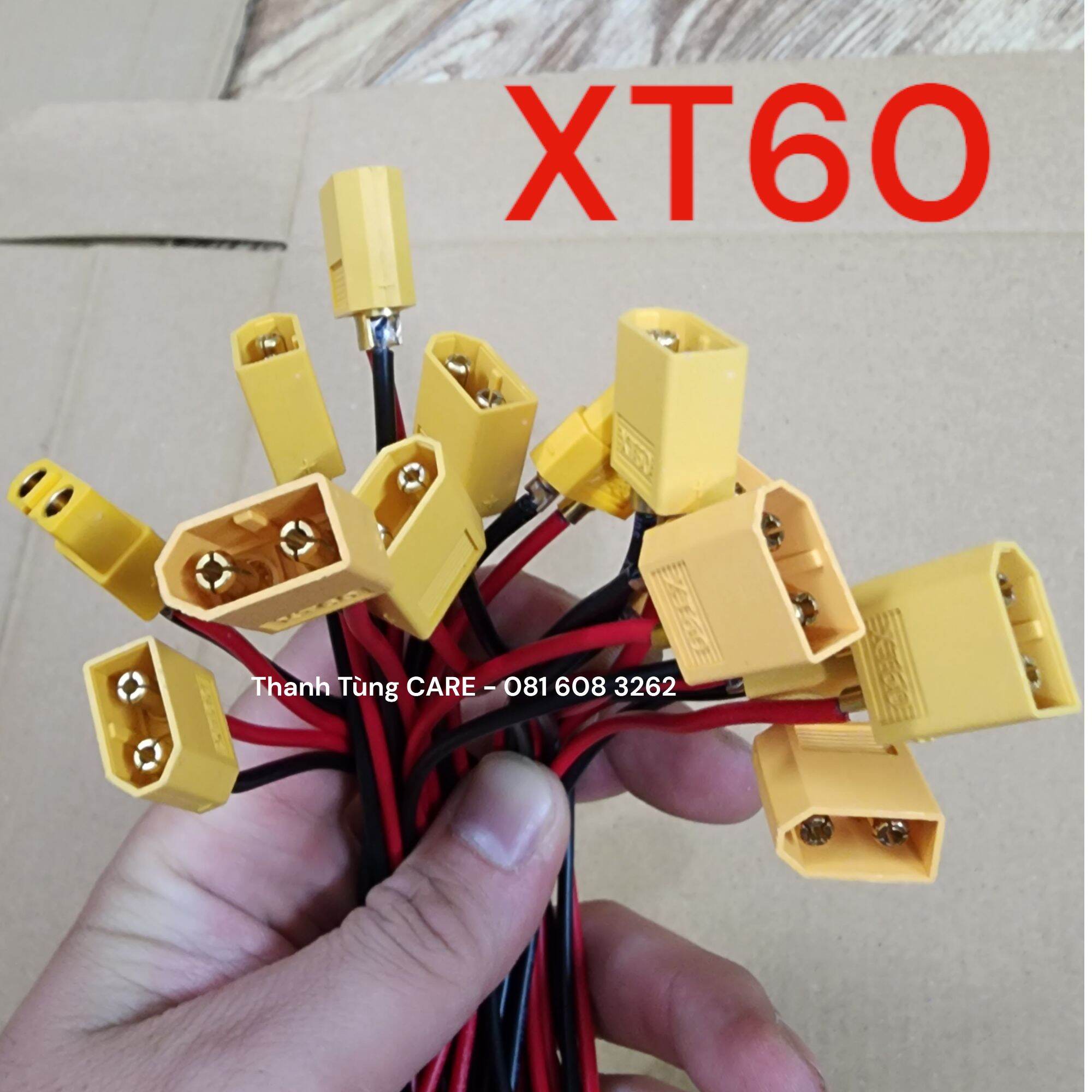 Rắc XT60 đã hàn sẵn dây cho xe điện, đồ dùng điện