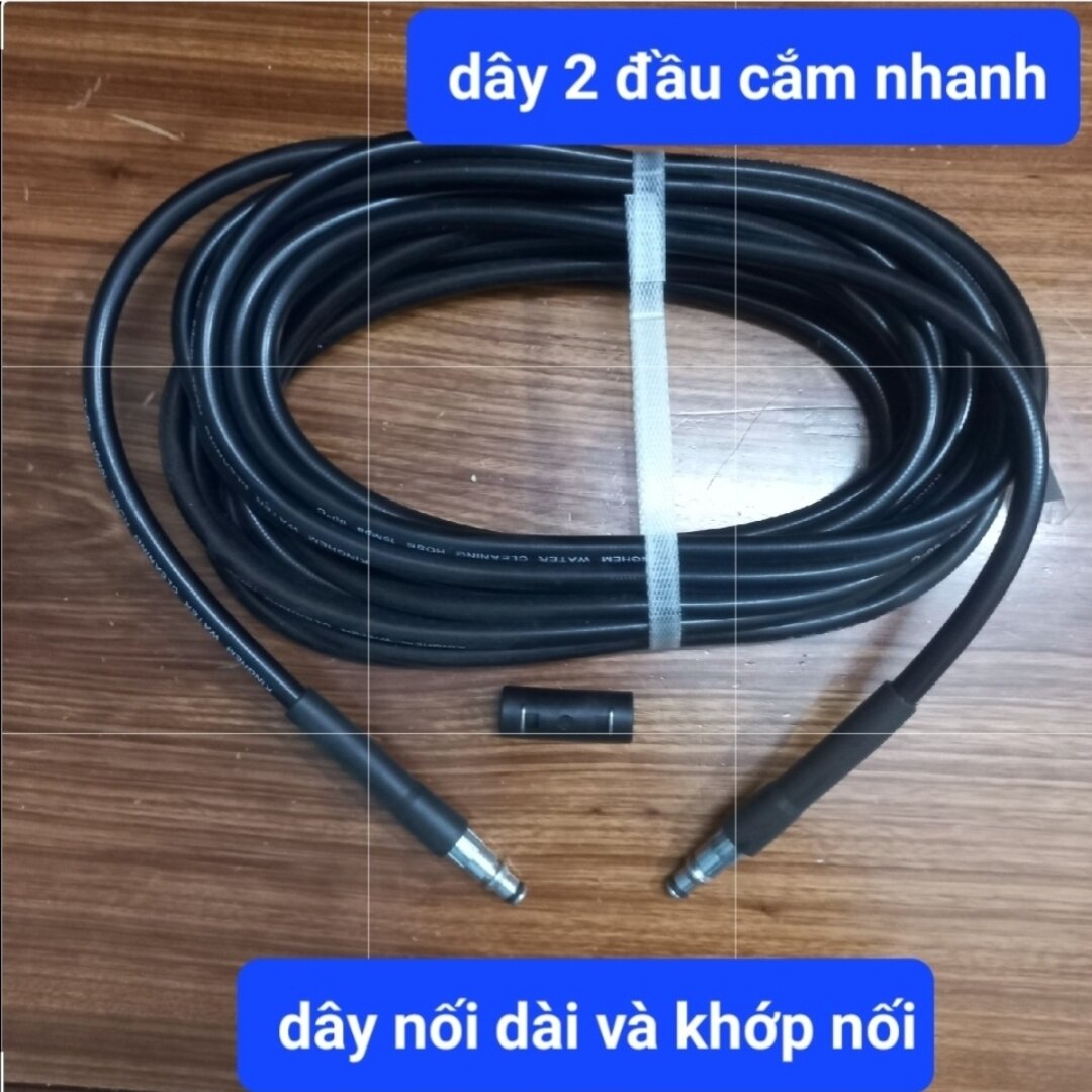 dây rửa xe cho máy rửa xe ingco, dây xịt rửa xe ingco, dây xịt rửa cao áp ingco, vòi xịt rửa xe ingco ( tặng 3 roăng đầu dây cắm nhanh dự phòng  )