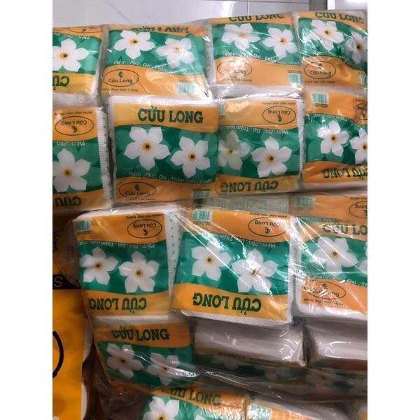 khăn giấy cửu Long:  ( 1 bao 40 bịch)