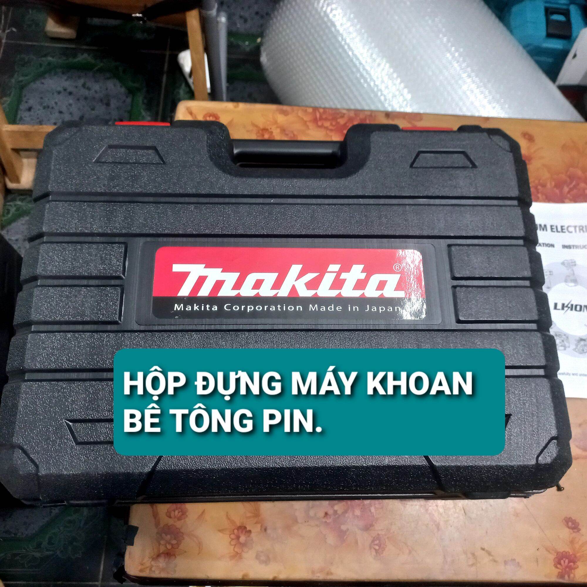 Hộp đựng máy khoan bê tông pin