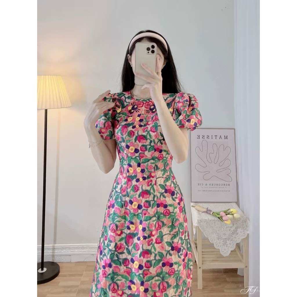 2m x 1m5 vải lụa nền hồng chất vải mềm suông co giản không nhăn may áo dài đầm váy mẹ và bé (L1)
