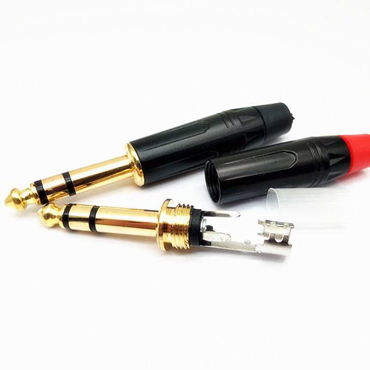 Jack 6 ly (6.5mm ) Stereo tự đấu chân đồng