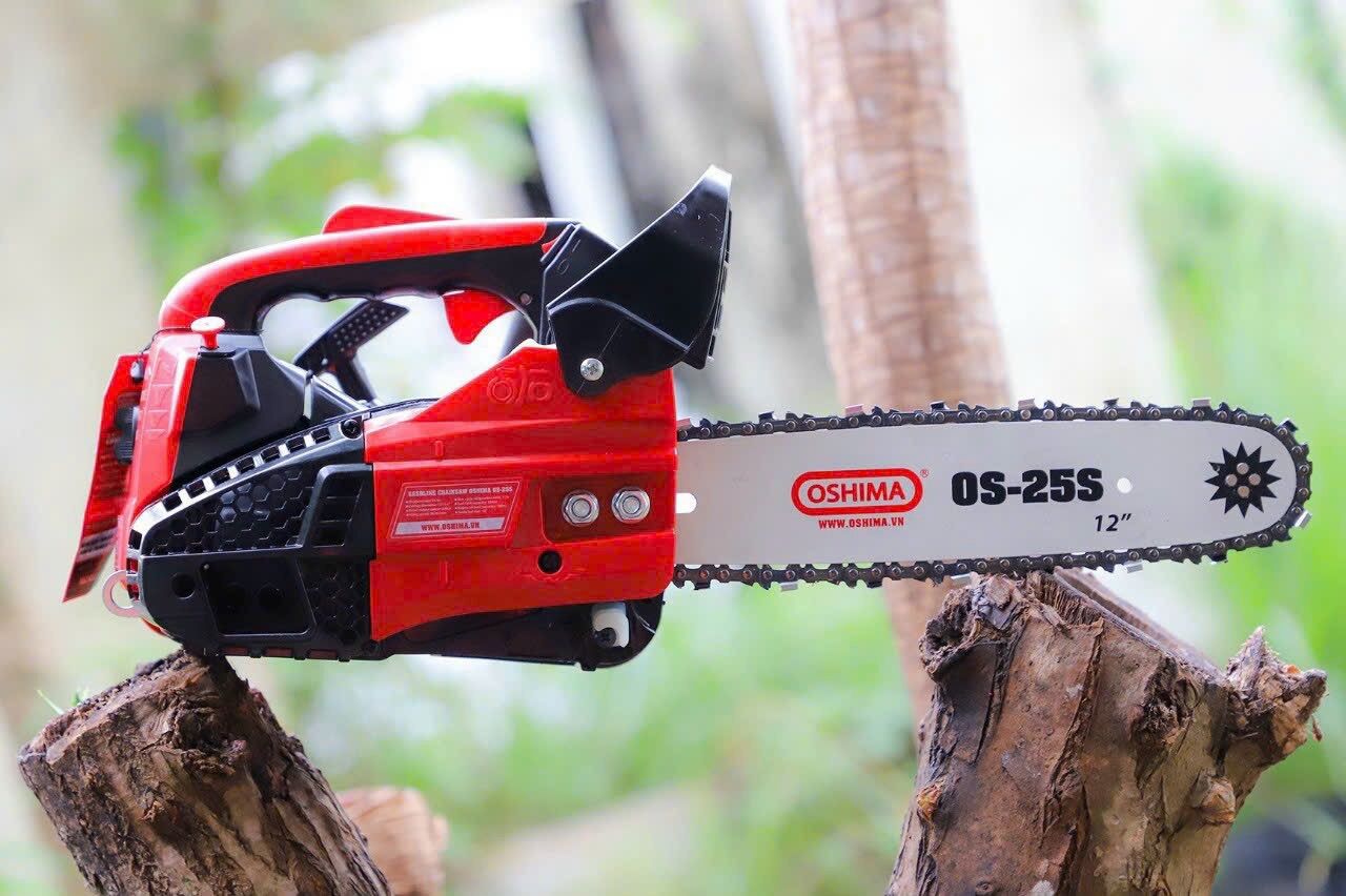 Cưa xích mini Oshima os25s lam dài 30cm, 2 thì