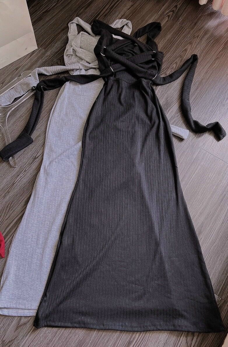 Đầm body cột dây