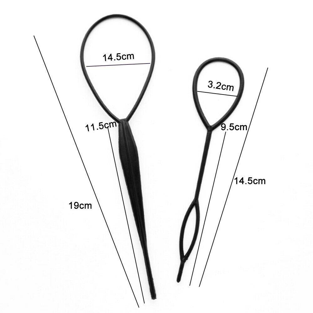 [HCM]Dụng cụ búi tóc đui ngựa set 2 cái lớn nhỏ