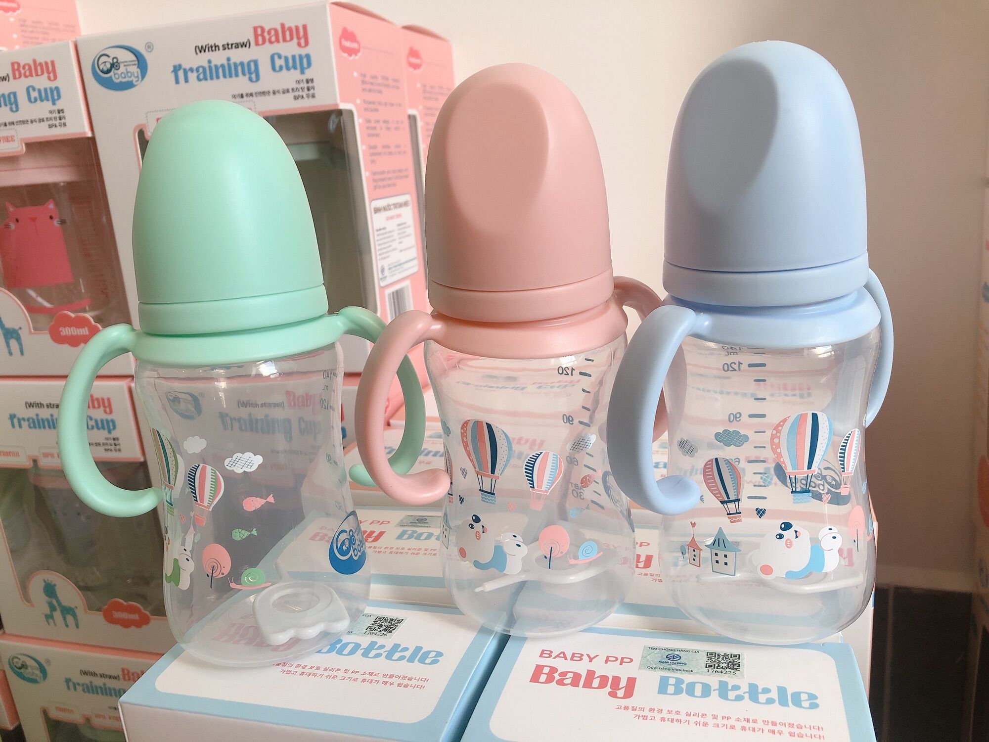Bình sữa cổ hẹp gb baby 140ml 240ml