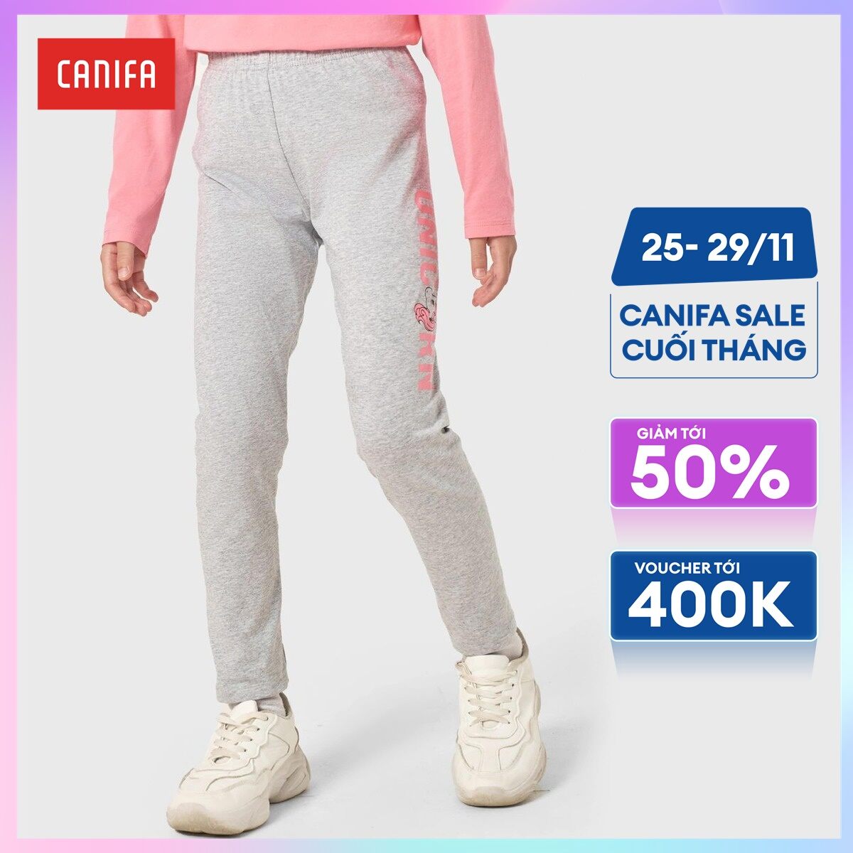[CHỈ 25-29.11 GIẢM TỚI 50%] Quần leggings bé gái CANIFA 1BL22W010