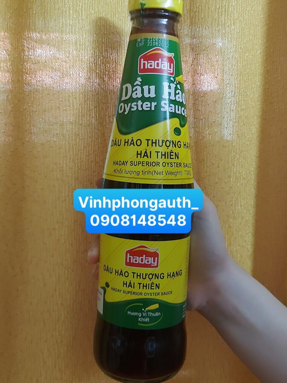 Dầu hào hải thiên haday 700gr