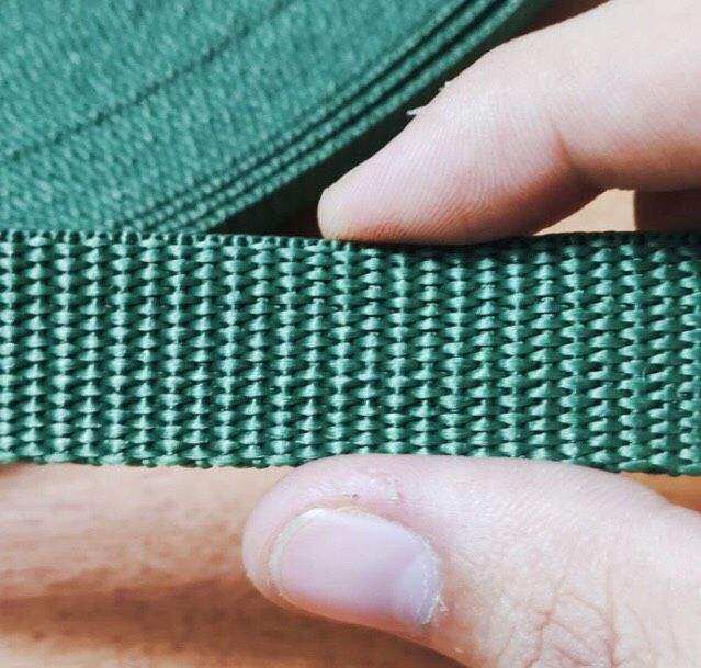 Cuộn 60 Mét Dây dù dẹp bản 2cm - Màu xanh rêu