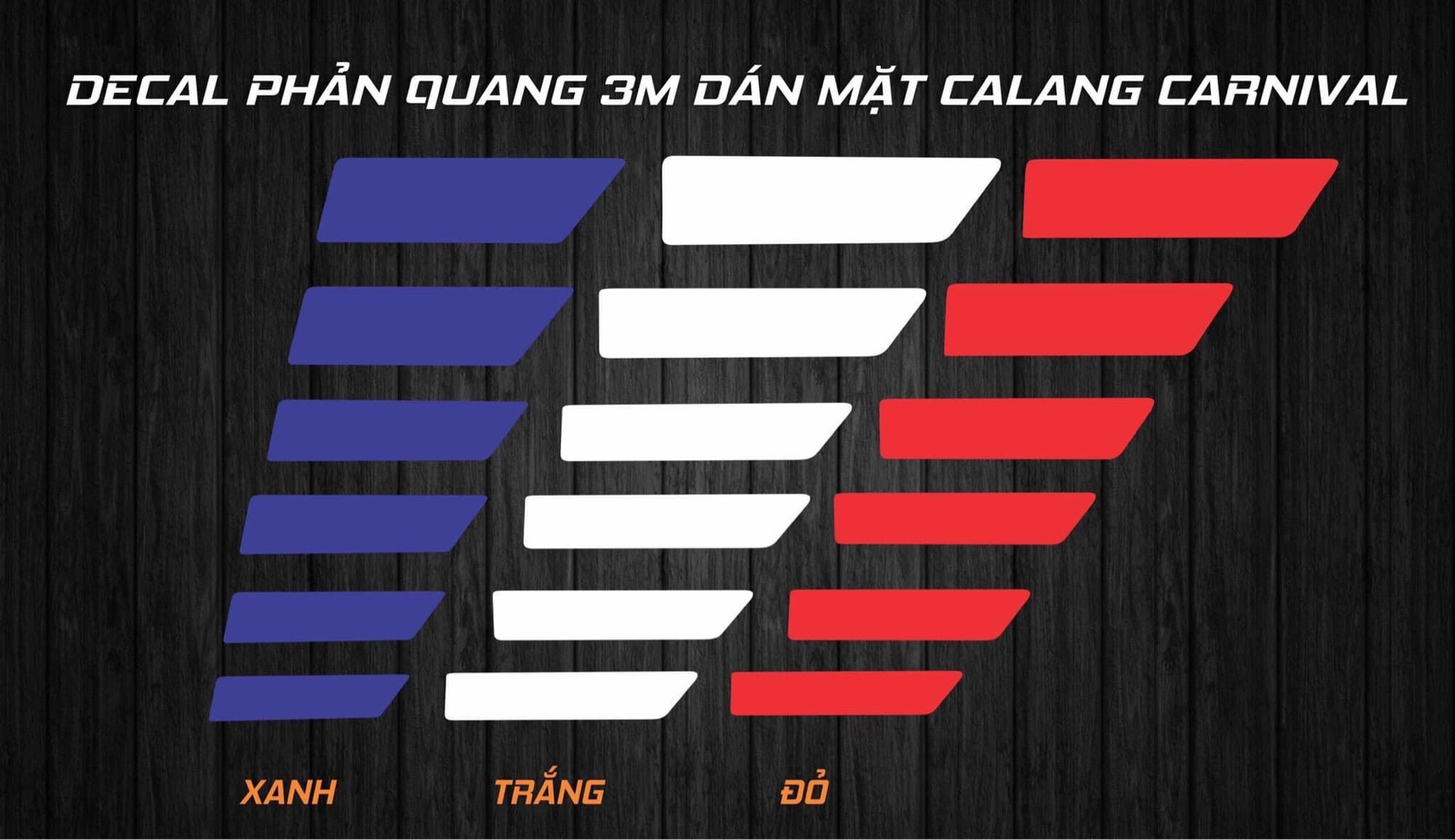 Decal dán mặt calang Cho CARNIVAL