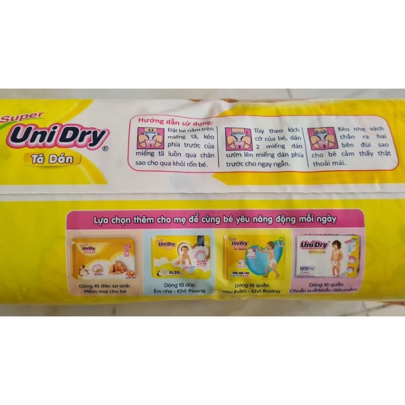 Tã dán Unidry M46/ L38/ XL34