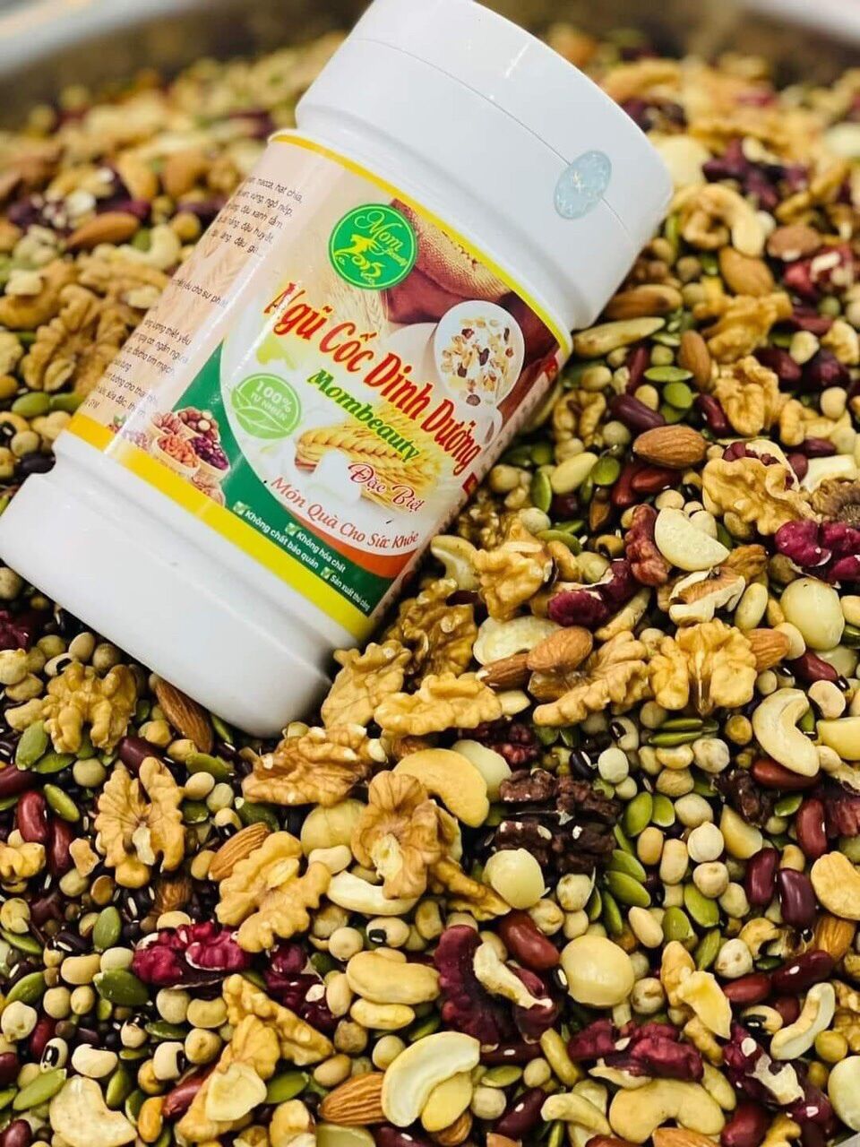 Ngũ cốc dinh dưỡng ăn liền 25 loại hạt hộp 500g