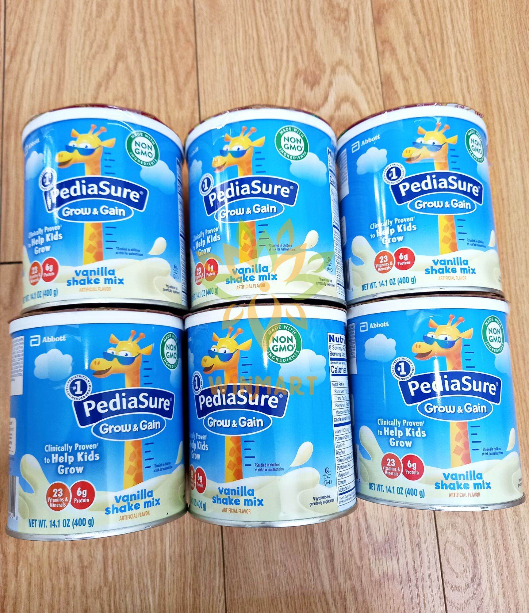 [HÀNG MỸ DATE XA] SỮA BỘT DINH DƯỠNG PEDIASURE GROW & GAIN 400G CHO BÉ TỪ 1 ĐẾN 10 TUỔI VỊ VANILLA
