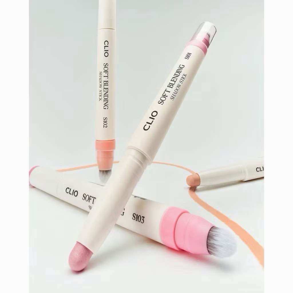 [CHÍNH HÃNG 100%[ BÚT PHẤN MẮT + CỌ TÁN CLIO SOFT BLENDING SHADOW STICK