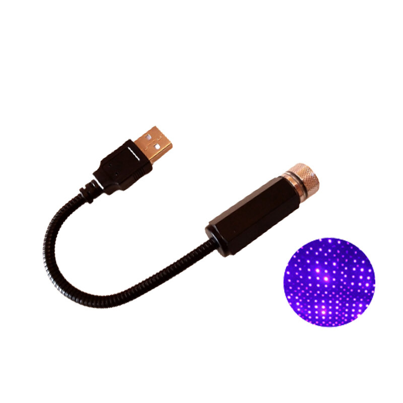 Đèn Chiếu Sao Trời Lãng Mạn LED Đèn Trần Xe Hơi Đèn Sao Dải Ngân Hà 5V USB Trang Trí Trần Phòng Cắm Là Chạy