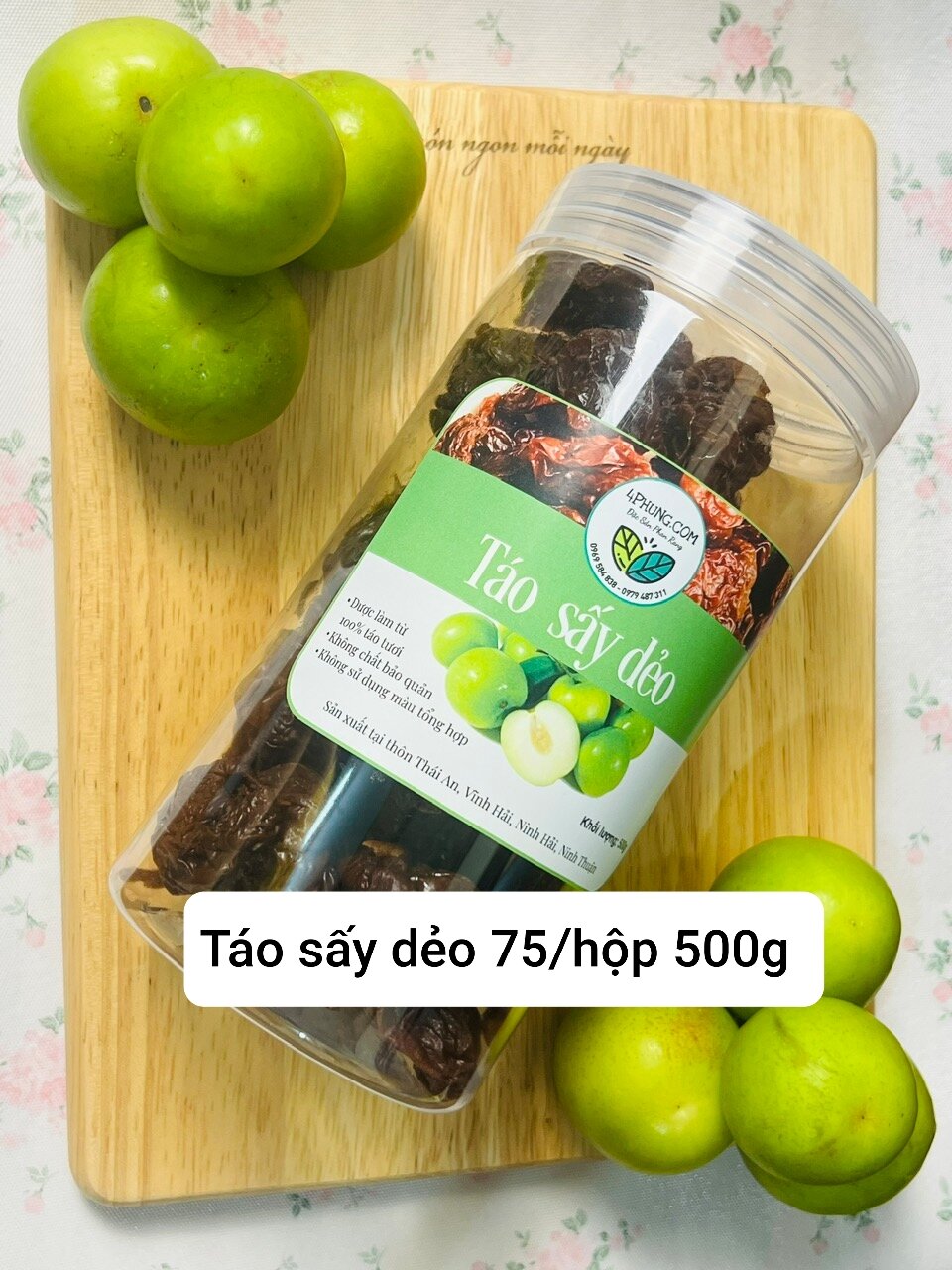 TÁO SẤY DẺO NINH THUẬN 500g