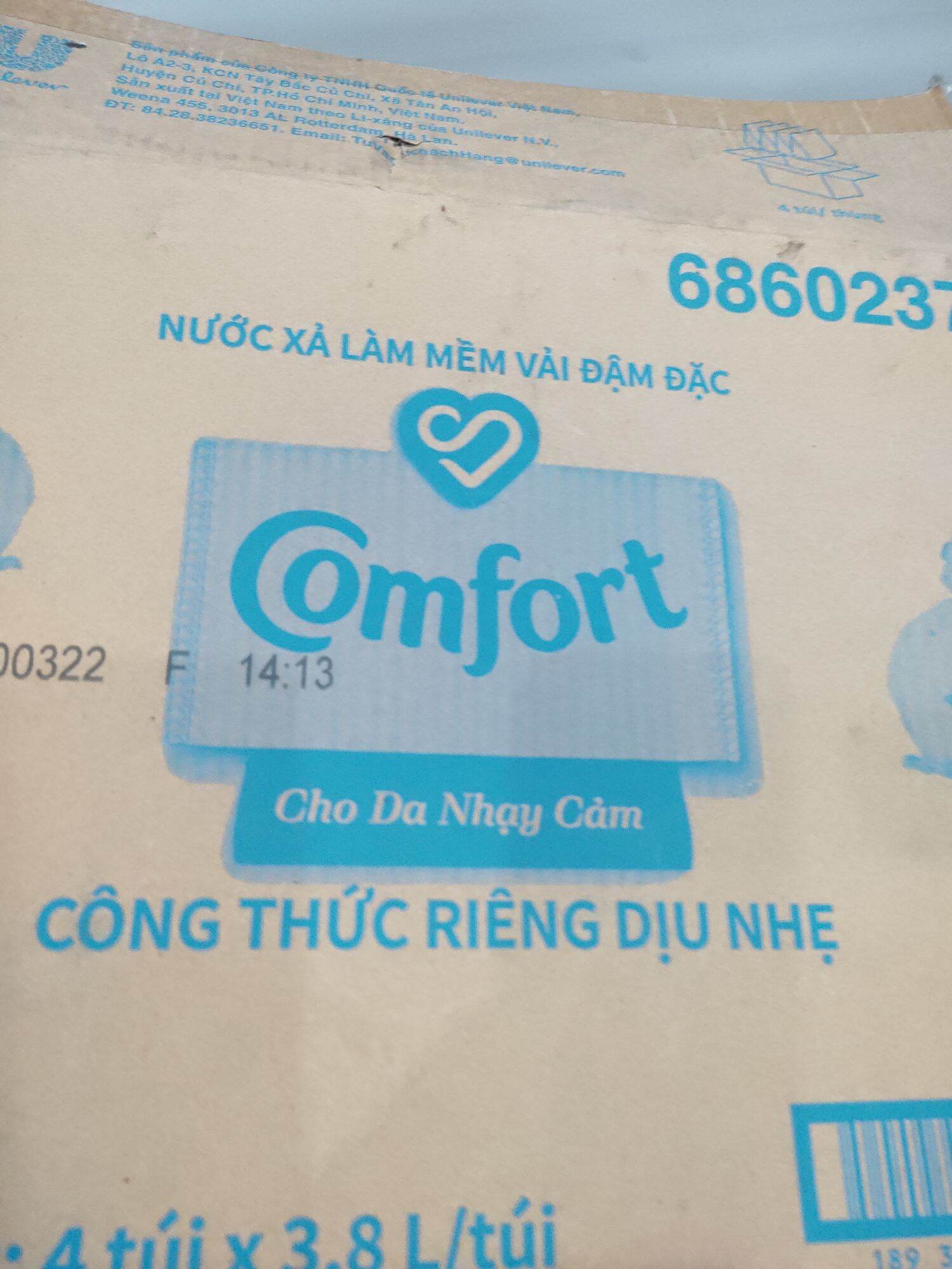 Nước xả vải comfort 3,1L