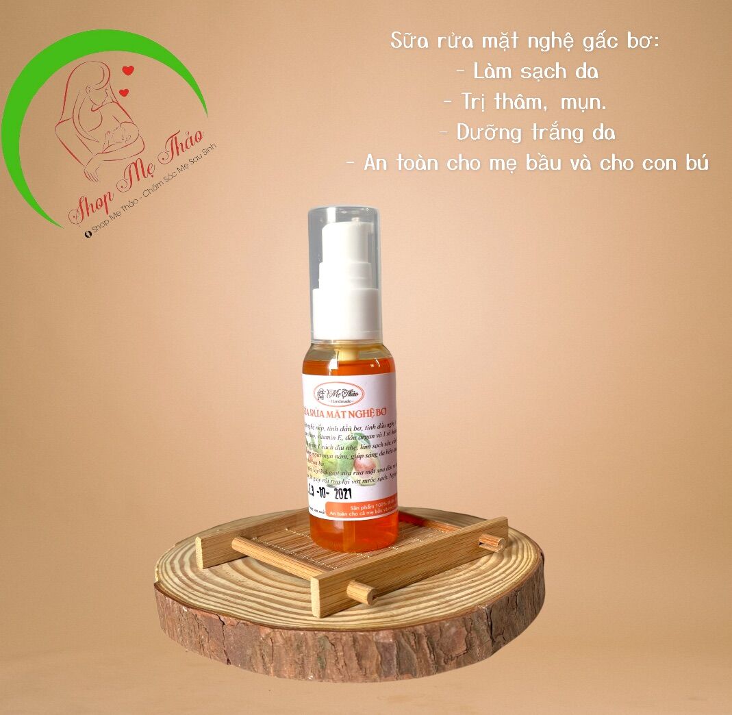 [HCM]SỮA RỬA MẶT NGHỆ GẤC BƠ  (HANDMADE)
