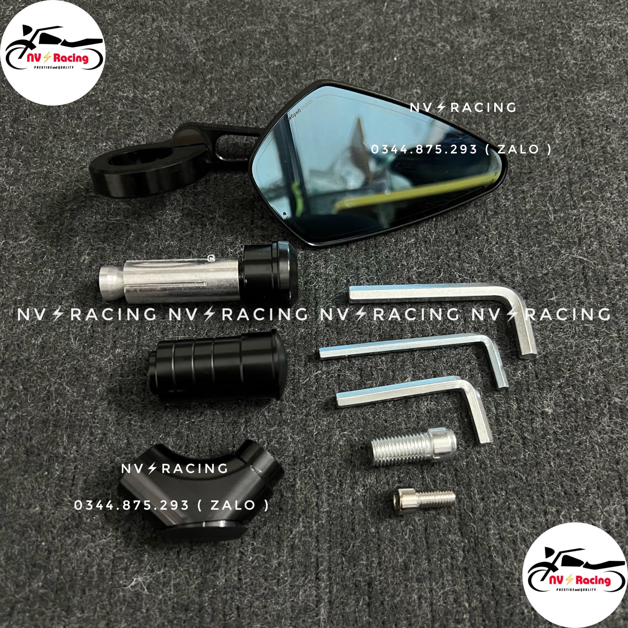 [ Chính hãng ] Gương ( kiếng ) chiếu hậu lá motogadget