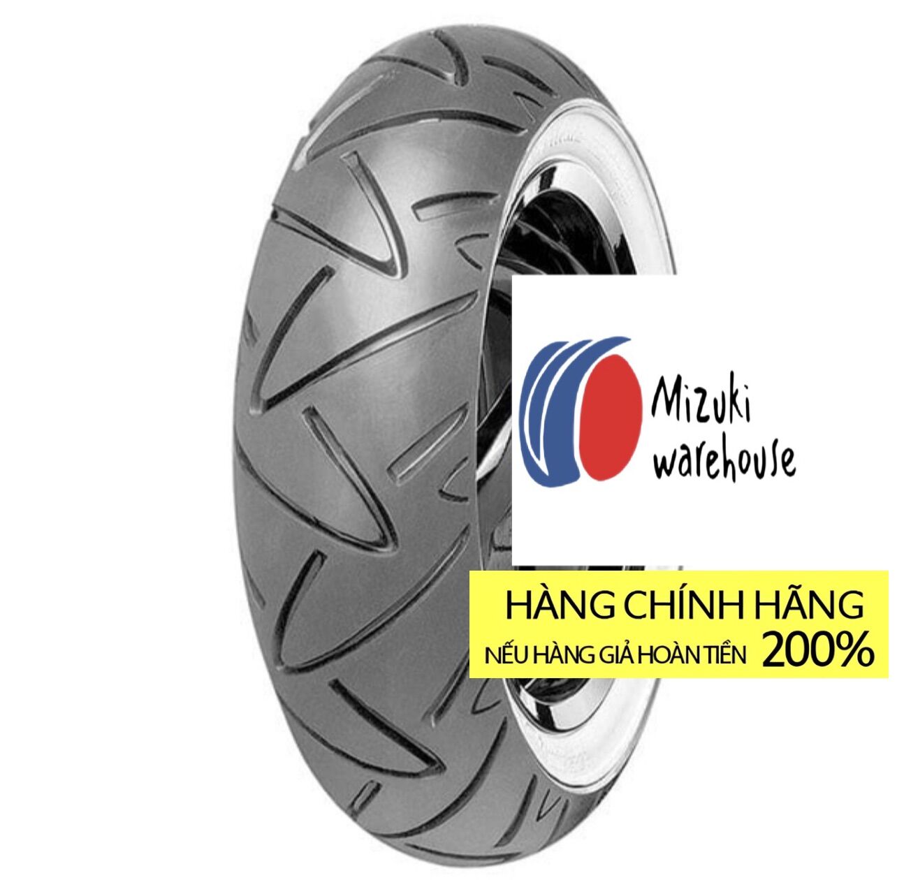 Vỏ sau xe honda air blade, vision, click, vario 90/90-14 chính hiệu yokohama