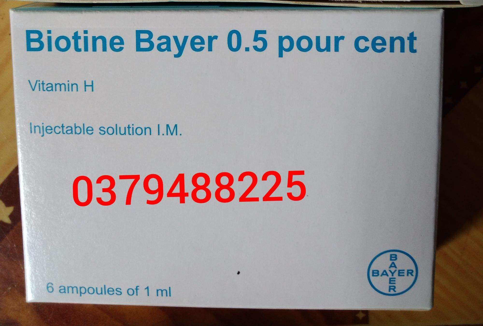 biotin bayer cho spa làm đẹp hộp 6 ống