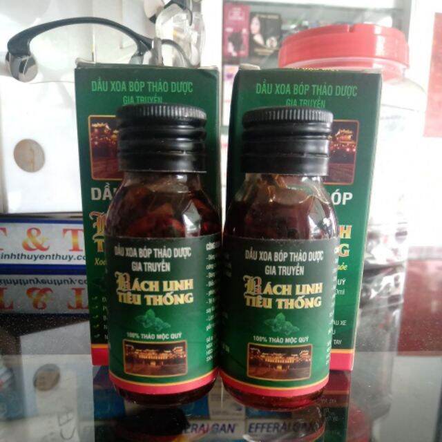 [HCM]Dầu xoa bóp thảo dược BÁCH LINH TIÊU THỐNG