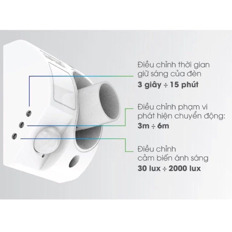 Đui đèn cảm biến rạng đông chính hãng