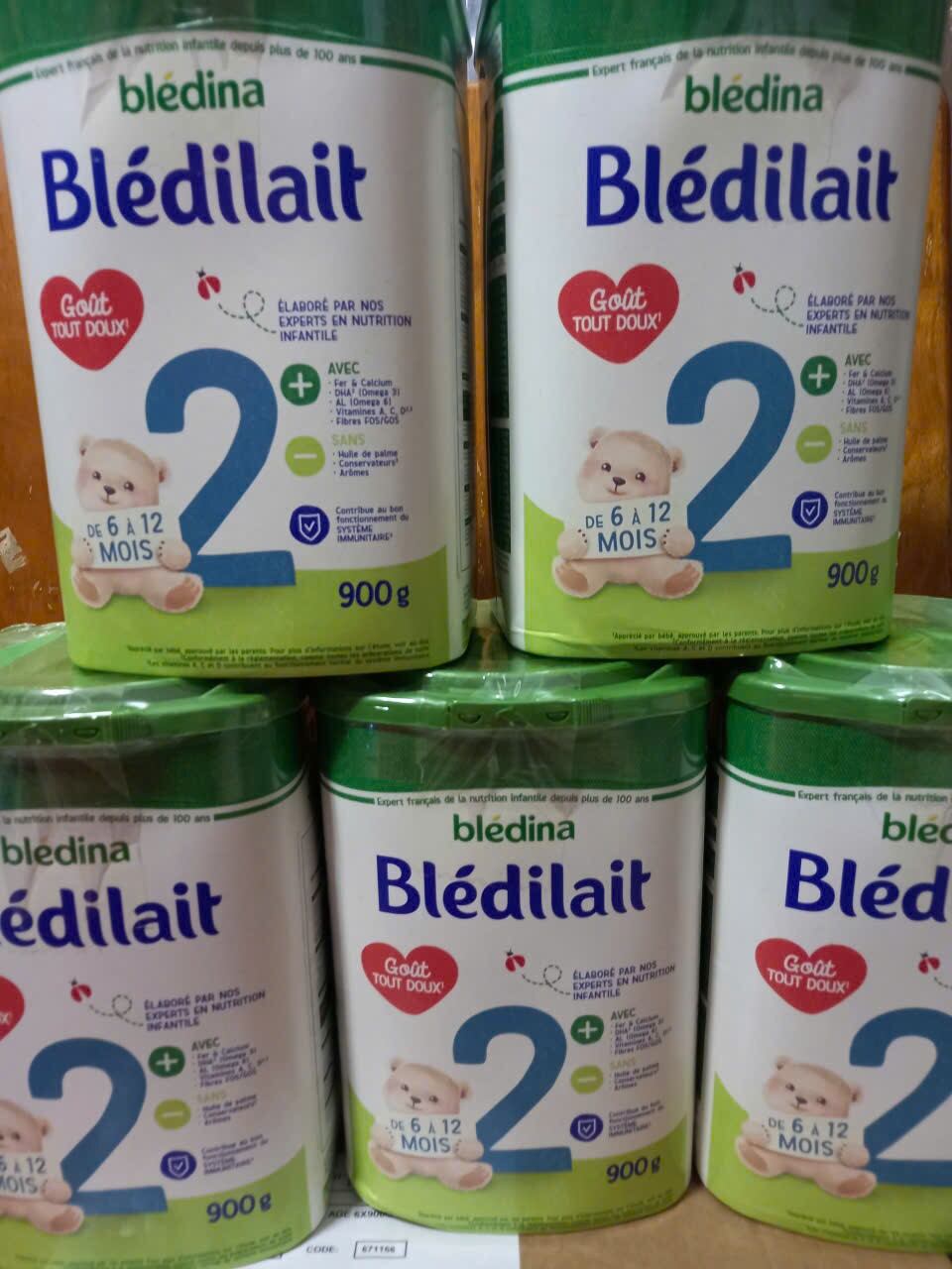 Thanh lý sữa Pháp nhập khẩu - Bledilait (6-12th), 900g, hạn sd 8/2026 (xem bài viết)
