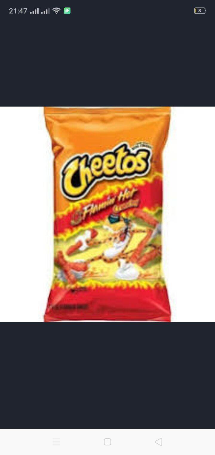 SNACK FRITOLAY'S CHEETOS CRUNCHY FLAMIN HOT 226.8G- nhập khẩu Mỹ