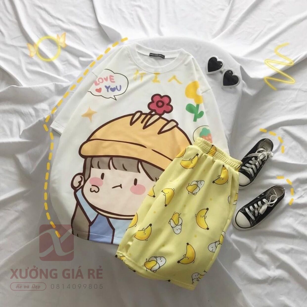 Đồ bộ hoạt hình mẫu mới